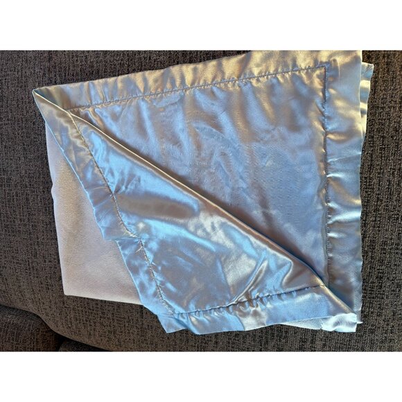 Circo Baby Blue Baseball Bat Blanket With Satin Trim - Soft Plush Polyester Embr - Picture 8 of 9